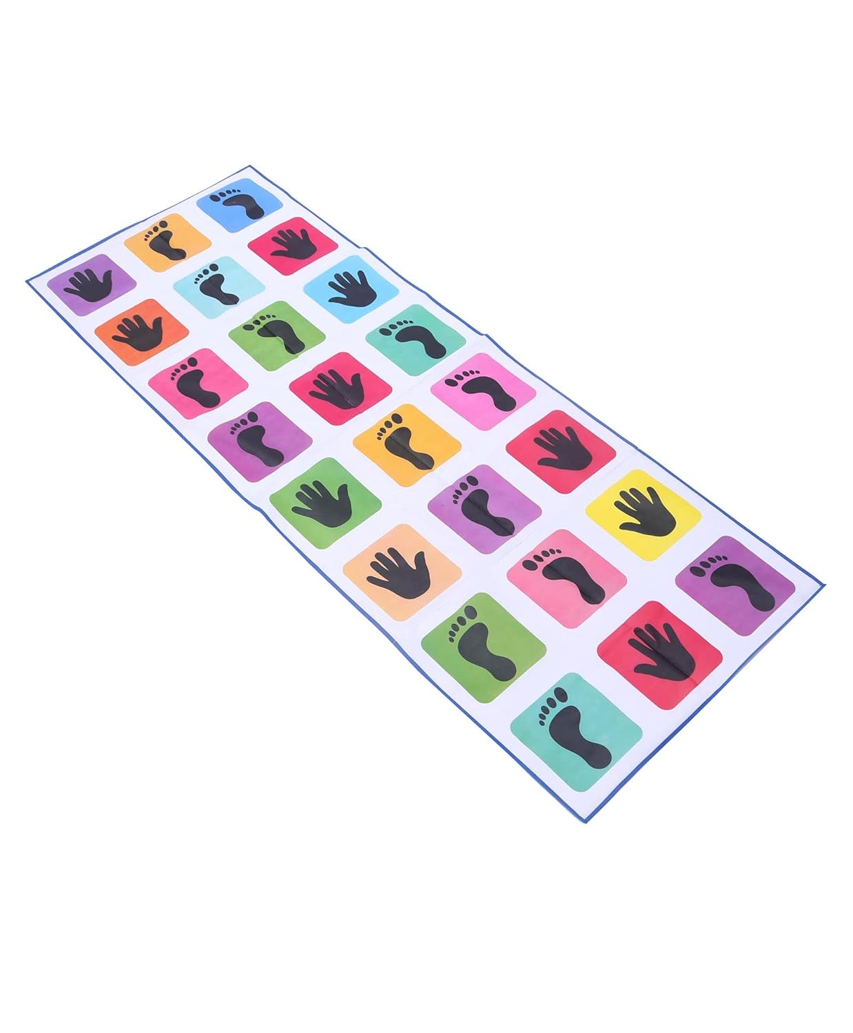 Hopscotch Game | Jumbo Kids Play Mat (40" x 108") | Kith-Kith, Stapu, Langdi, Ekka Dukka, Paandi, Kunte Bille | Unique Balancing Game | Large Size for 3 Years and up