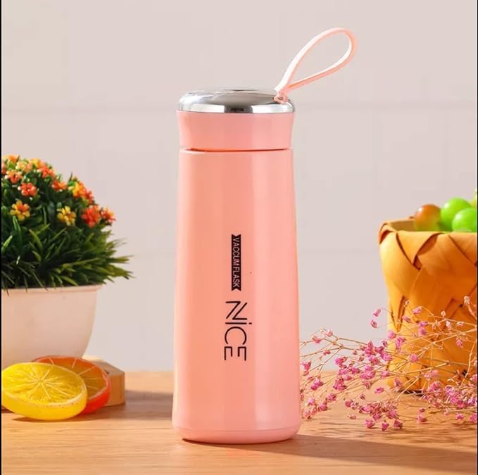 Nice Print Glass Water Bottle with Food grade Silicone Plastic