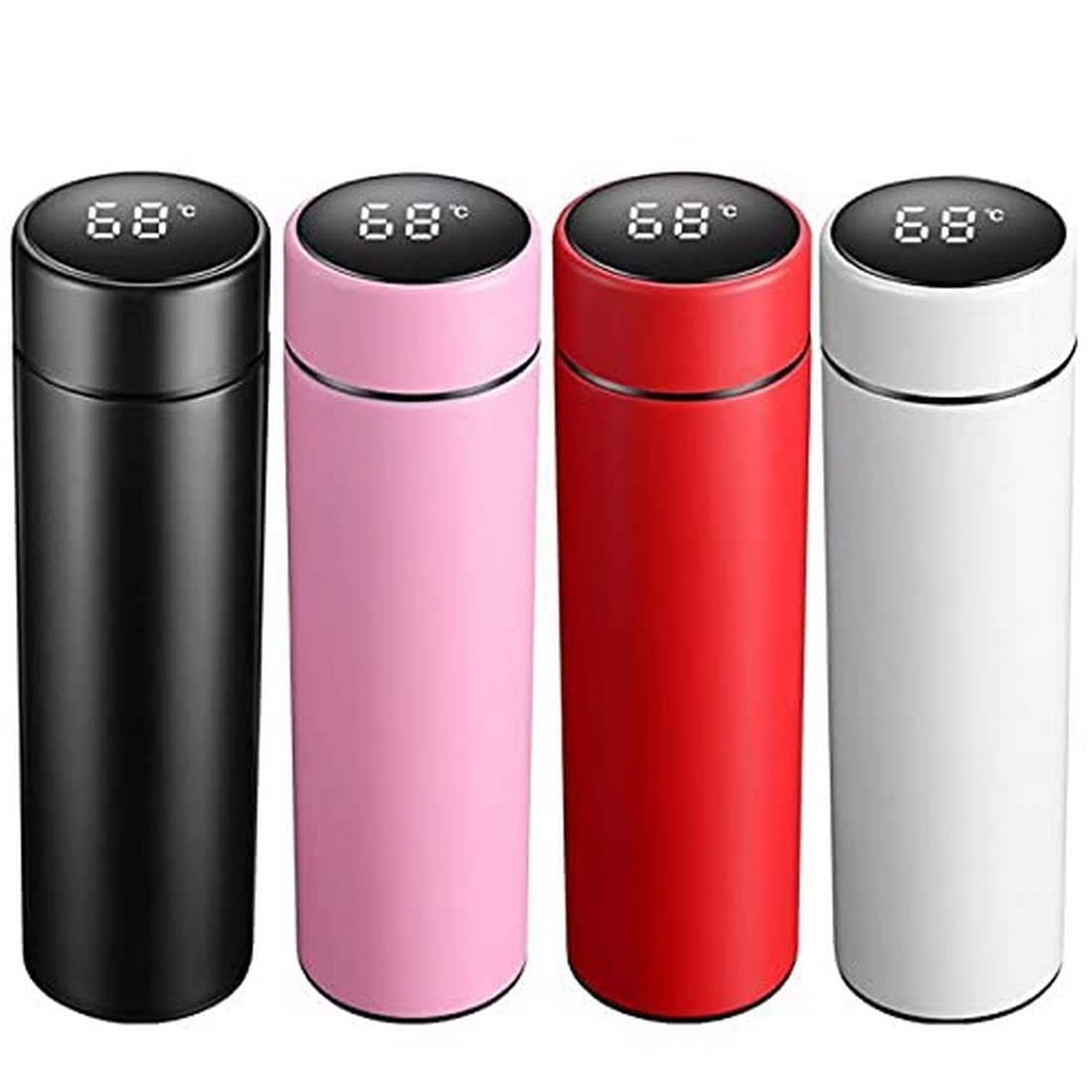 Stainless Steel BPA-Free Leak Proof Double Walled Vacuum Insulated Cold and Warm Water Bottle with LED Temperature Display