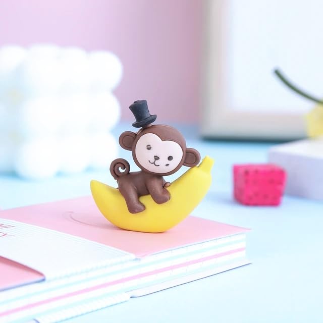 3D Cute Monkey Shape Eraser