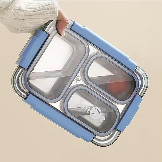 Premium Leakproof 3 Compartment Bento Box